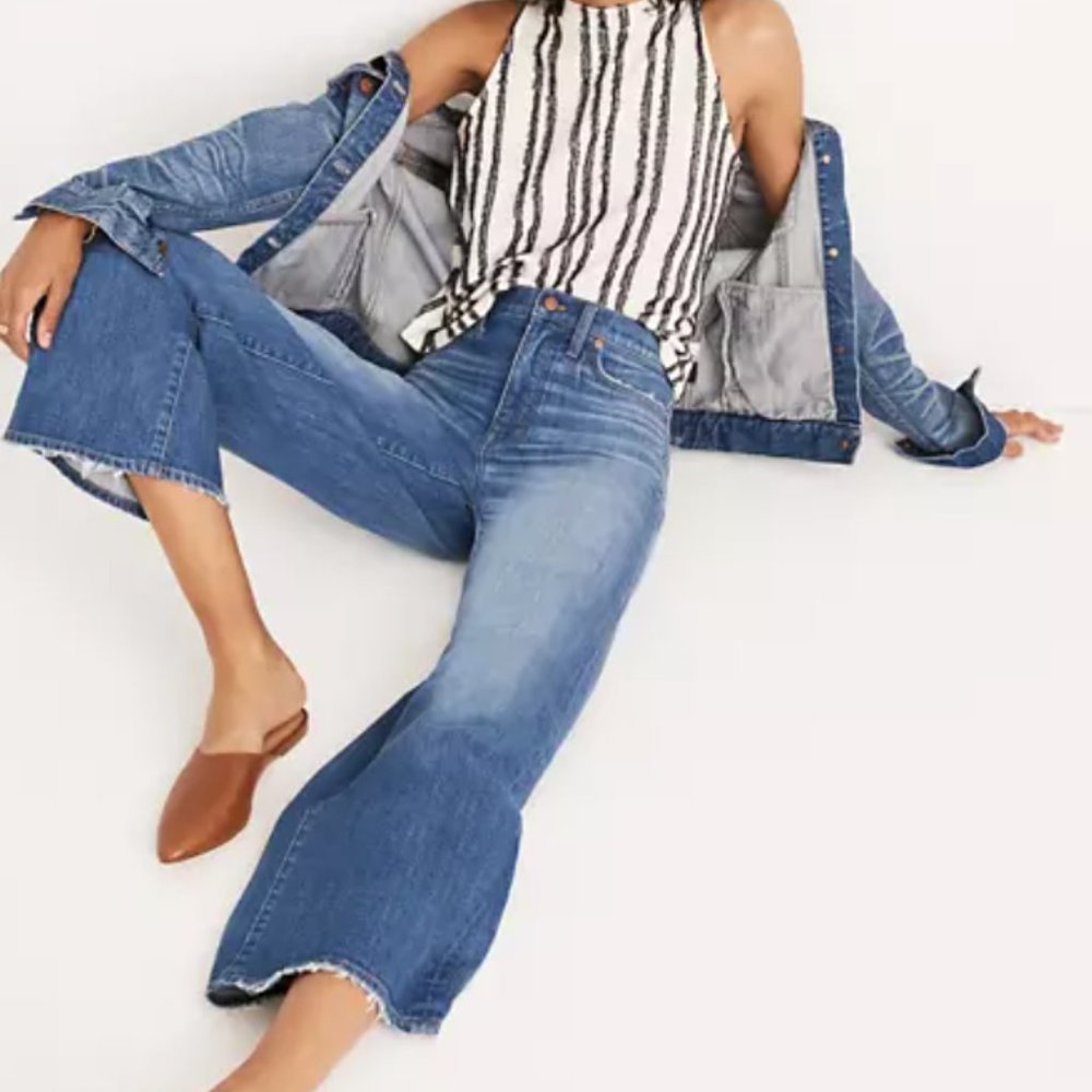 Madewell Wide-leg Crop Size 25